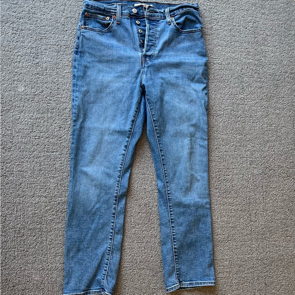 Levi's Blue wedgie Straight Leg Women's Jeans
